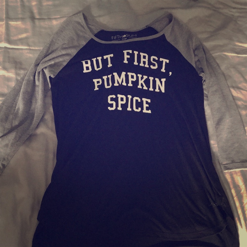 ☕️cute fall thing sleeve shirt